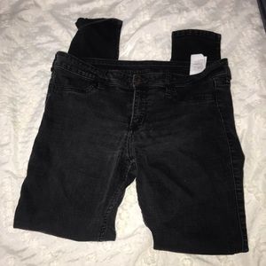 Hollister Black lowrise jegging